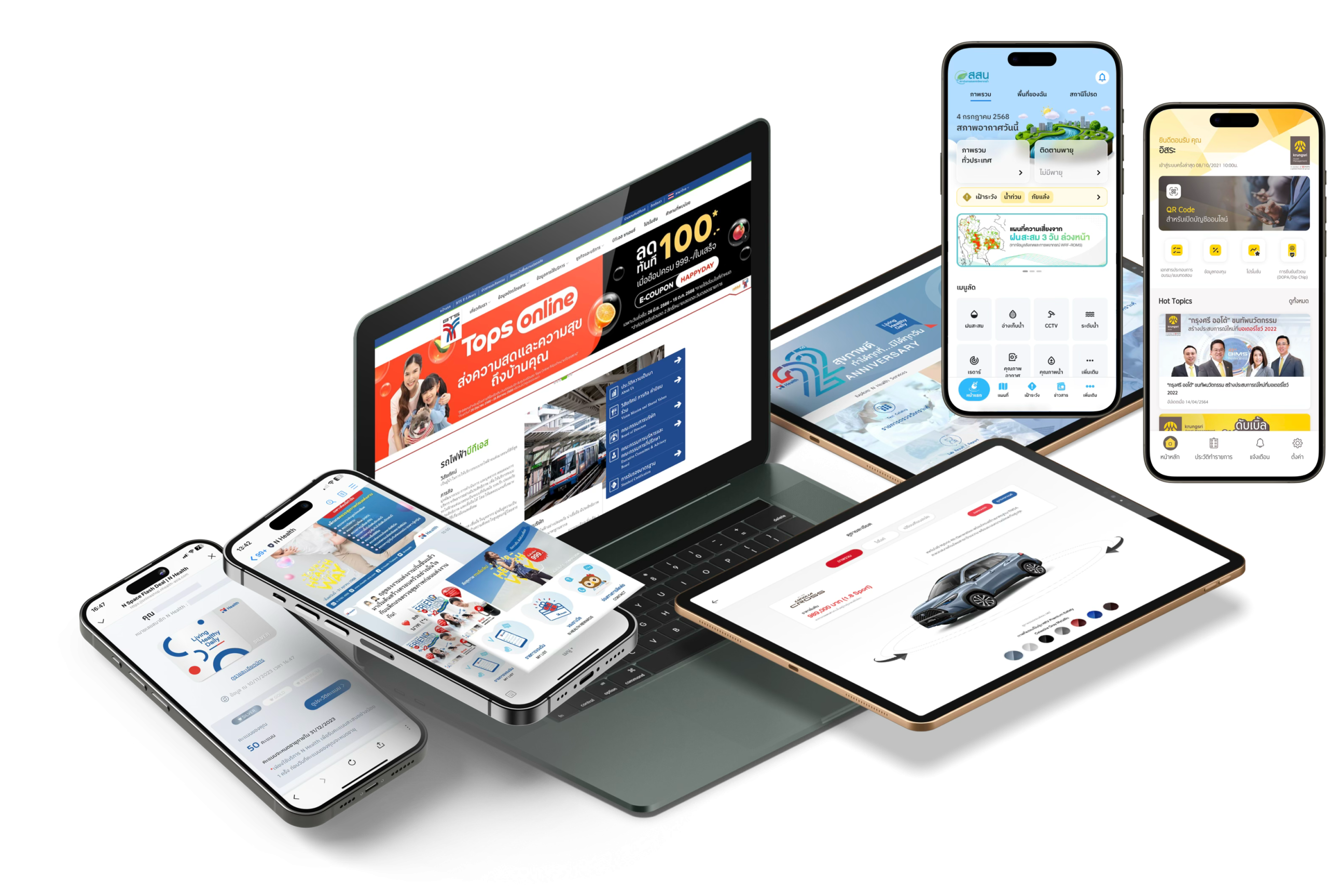 Digital Platform Device Mockup